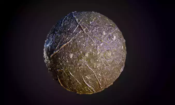 Forrest Stones Ground Seamless PBR Texture