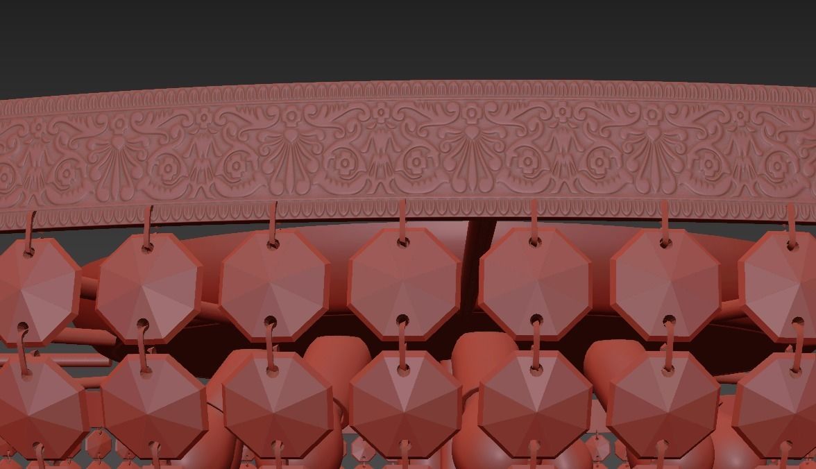  Chandelier Santa E 1 8 100 100 W 3D model_3