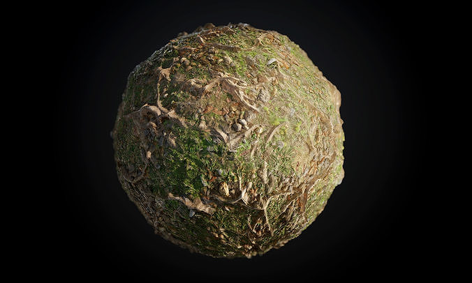 Tree Roots Grass Seamless BR Texture Texture