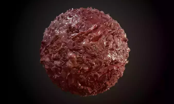 Guts Bloody Horror Seamless PBR Texture