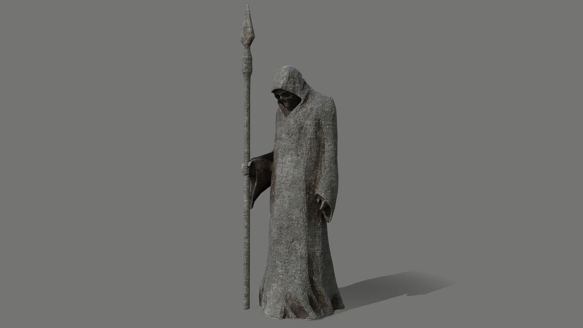 old ruin set Low-poly 3D model_38