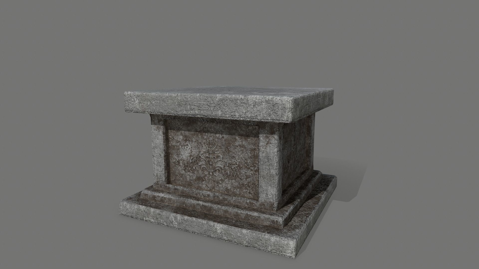 old ruin set Low-poly 3D model_18