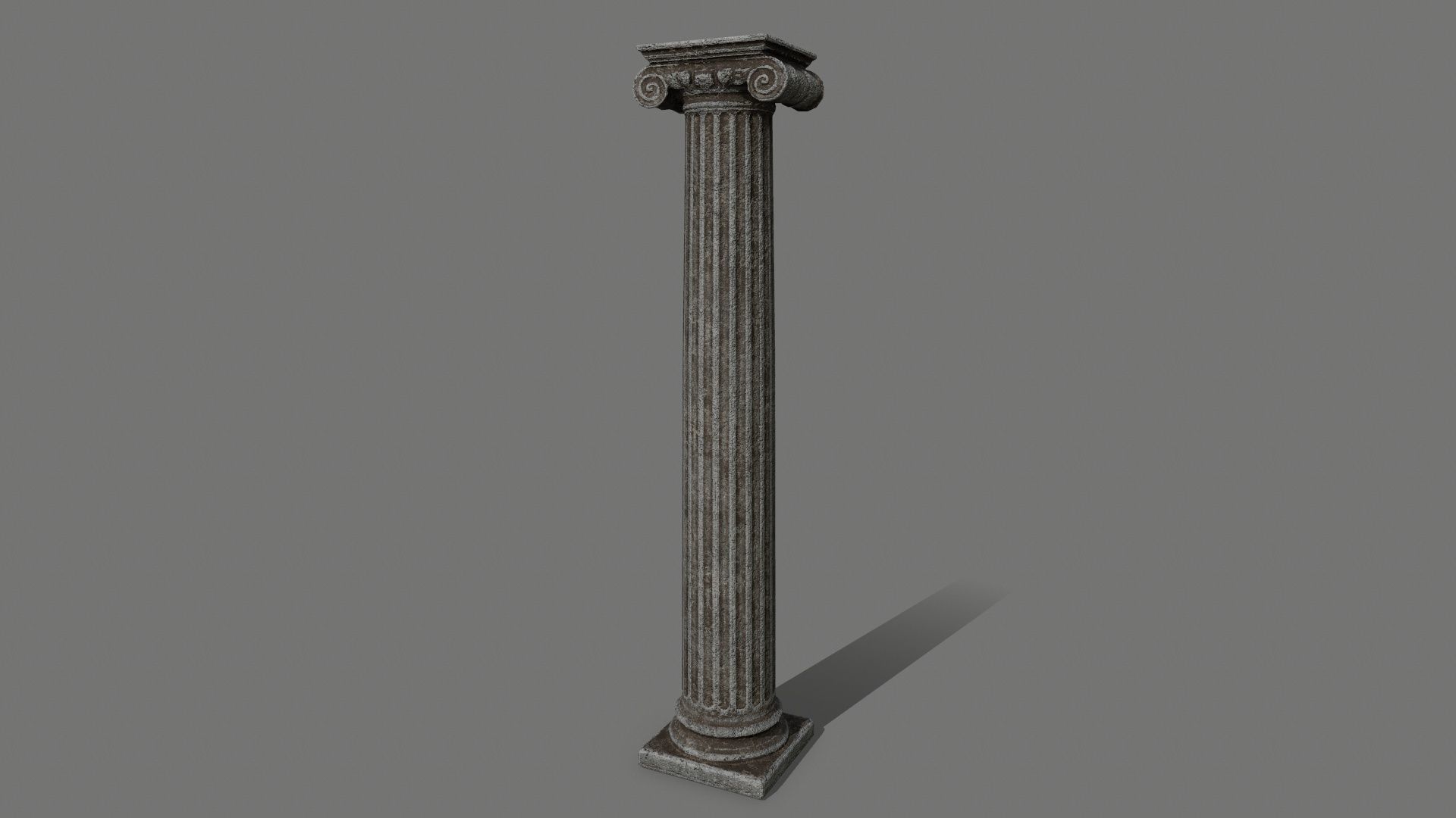 old ruin set Low-poly 3D model_15