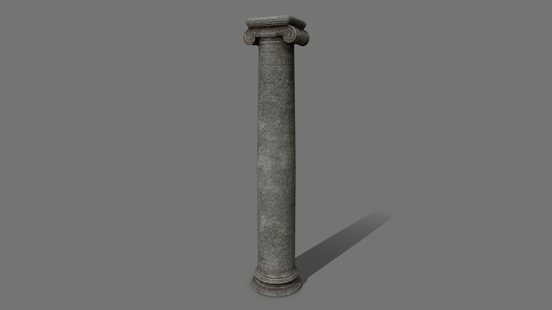 old ruin set Low-poly 3D model_16