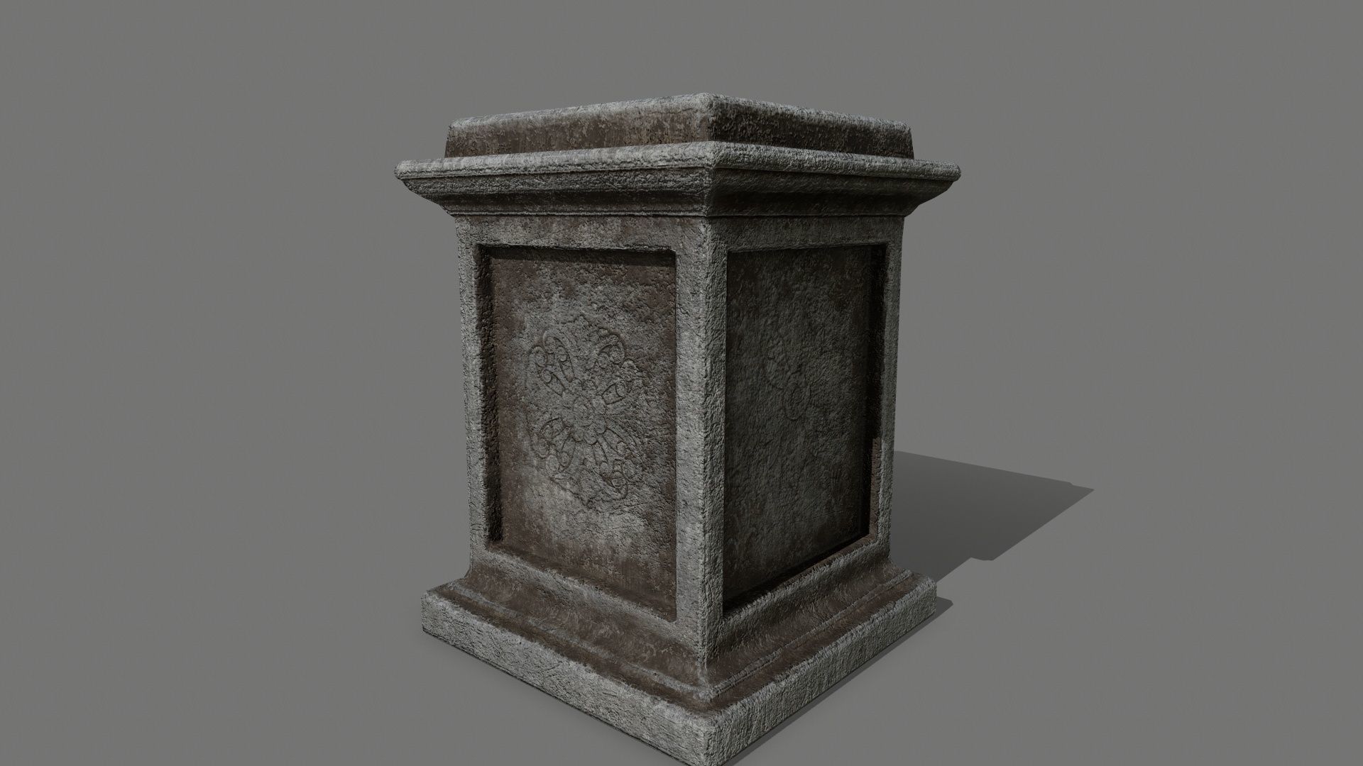 old ruin set Low-poly 3D model_13