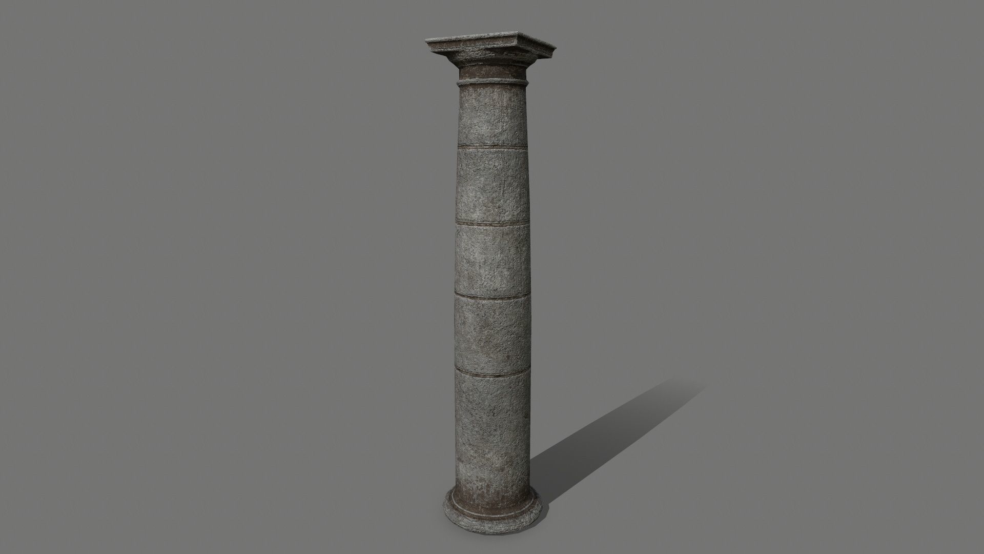 old ruin set Low-poly 3D model_44