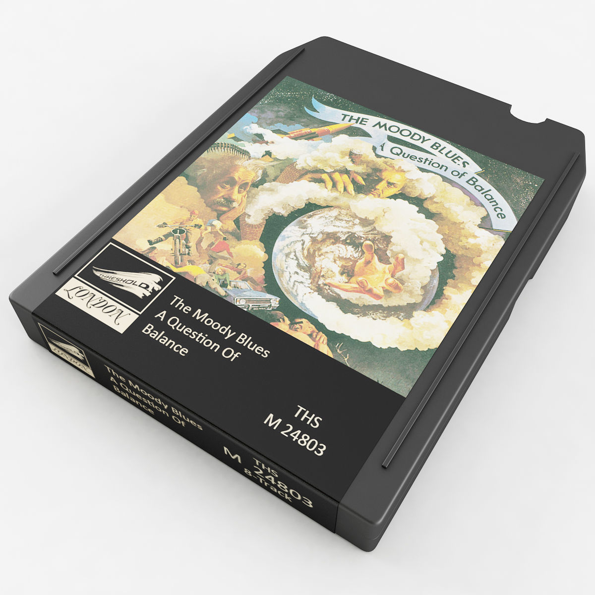 8 Track Tape 3D model_3