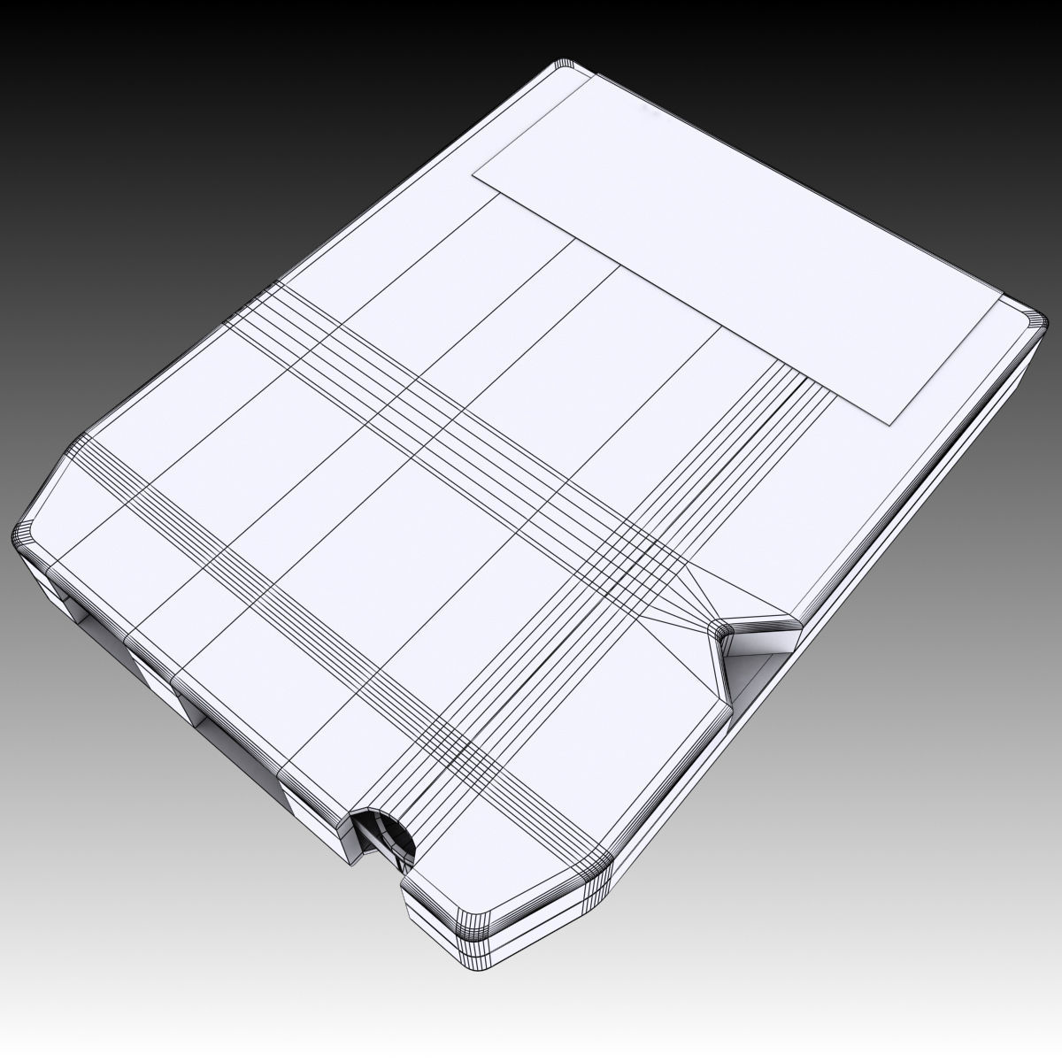 8 Track Tape 3D model_11