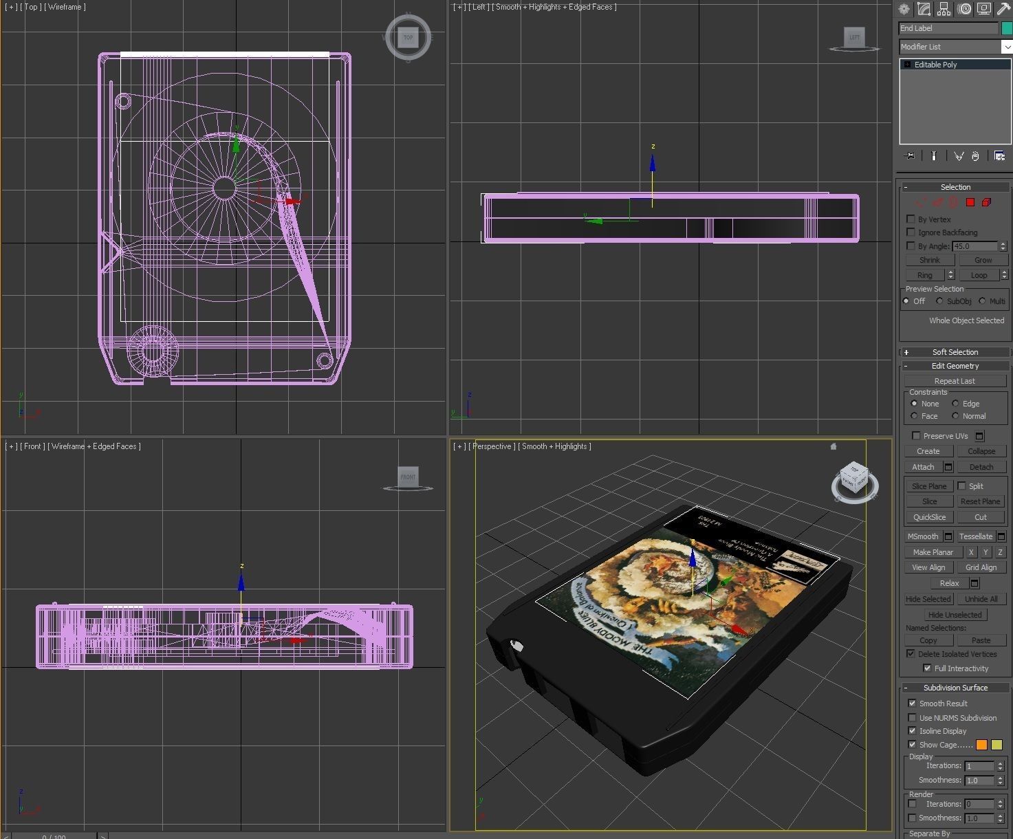 8 Track Tape 3D model_12