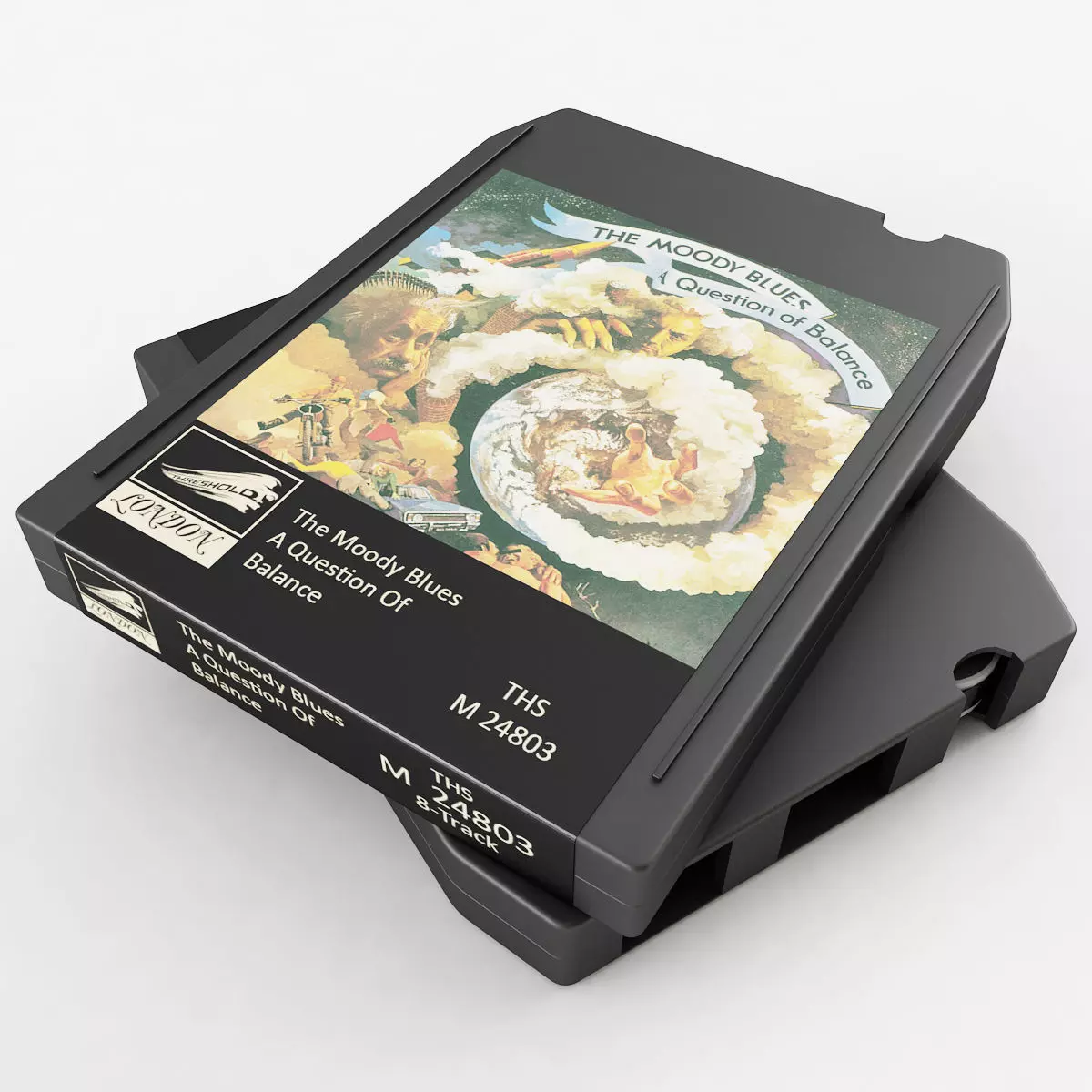 8 Track Tape 3D model_0