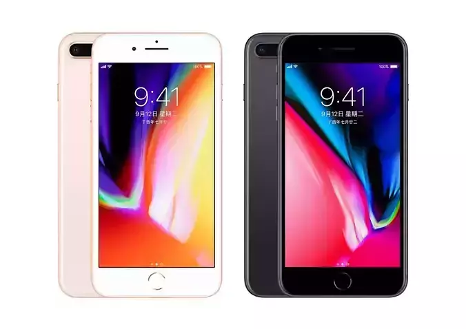 Realistic iphone 8 PLUS production 3D model 3D print model