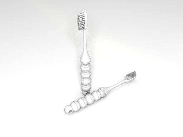 Candied haws toothbrush 3D model design 3D print model_1