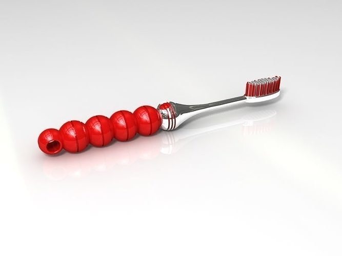 Candied haws toothbrush 3D model design 3D print model