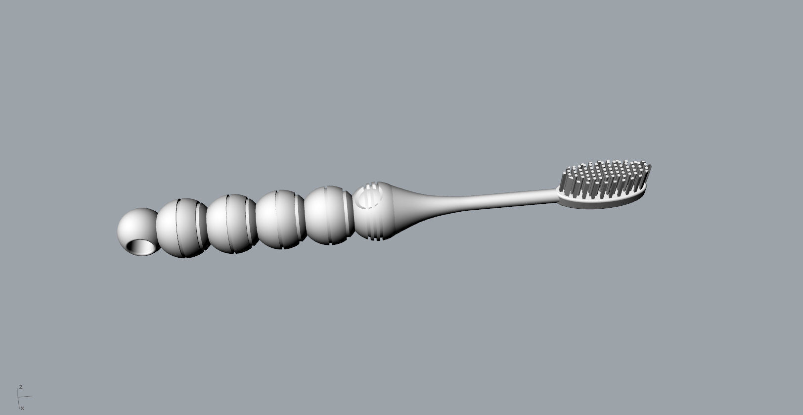 Candied haws toothbrush 3D model design 3D print model_12