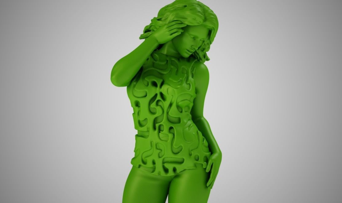 Tatty Girl 3D print model_4
