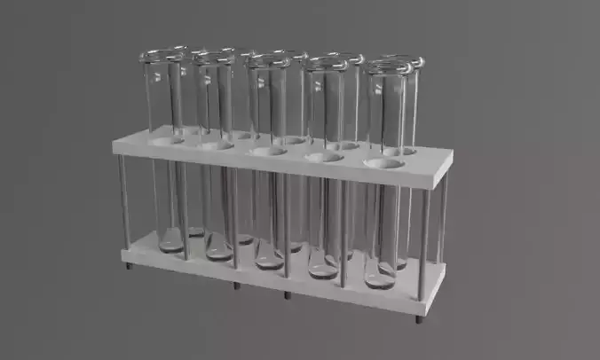 test-tubes stand 3D model