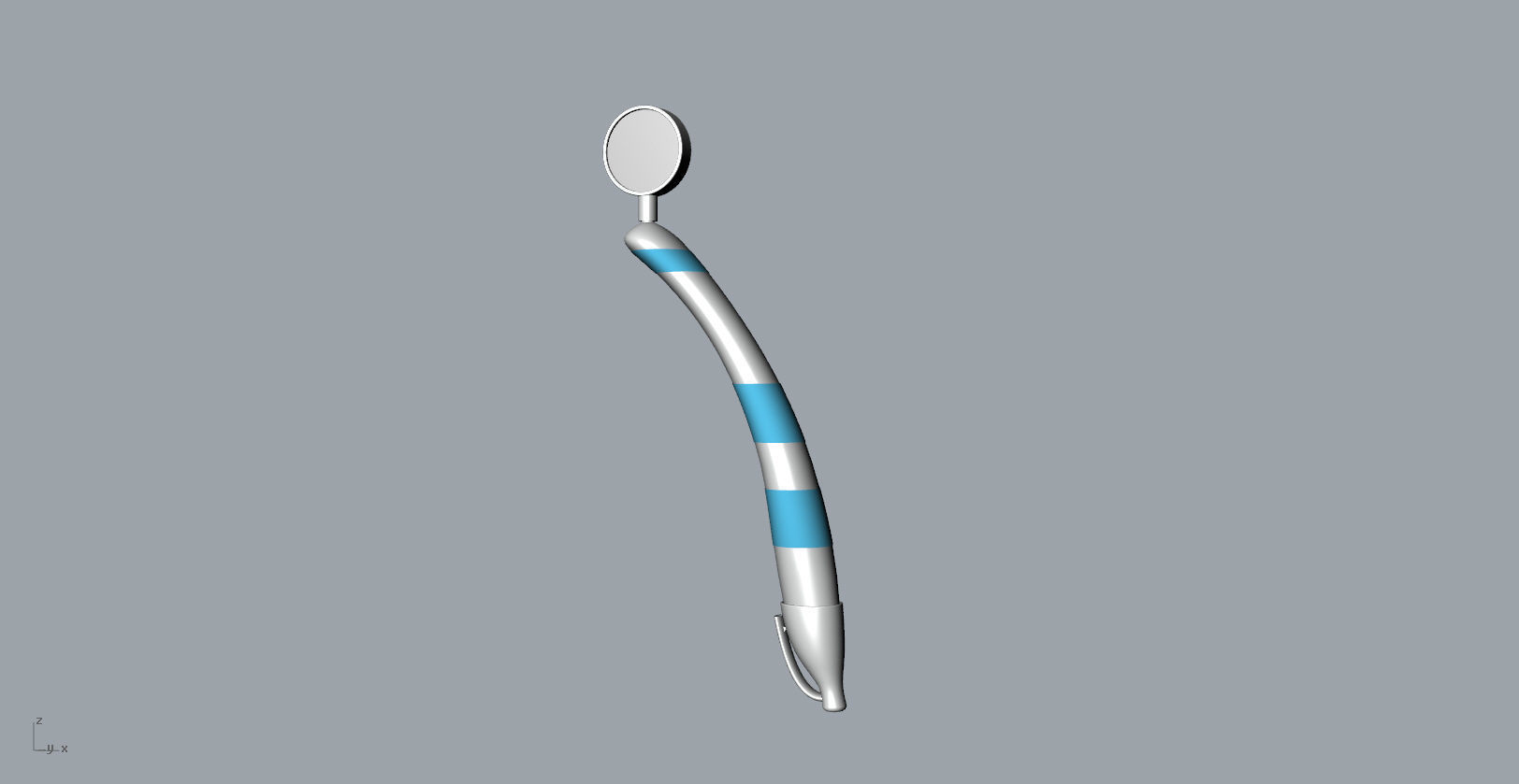 ExaminationTime Ballpoint Pen 3D model design 3D print model_10