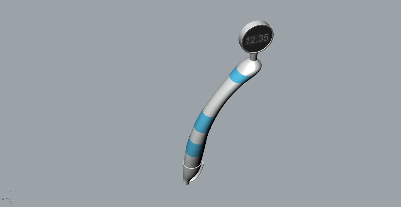 ExaminationTime Ballpoint Pen 3D model design 3D print model_15