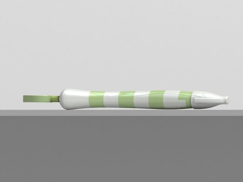 ExaminationTime Ballpoint Pen 3D model design 3D print model_3