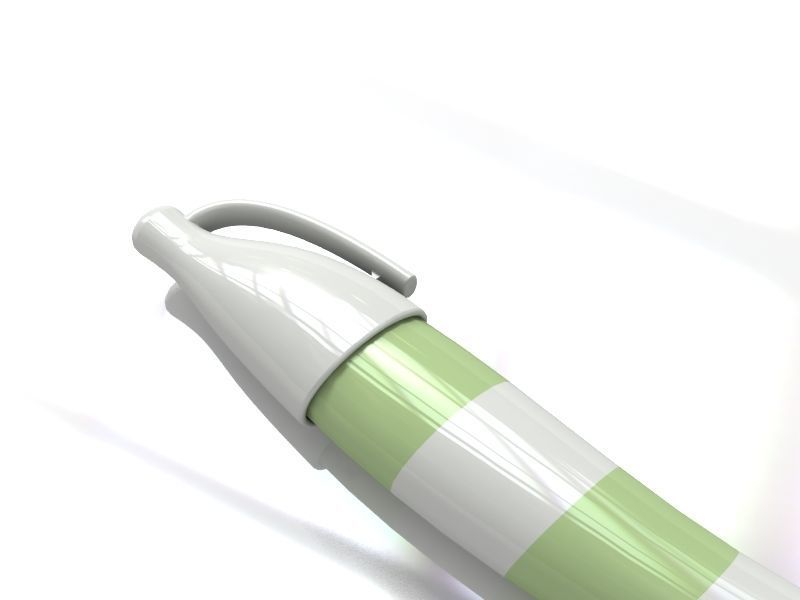 ExaminationTime Ballpoint Pen 3D model design 3D print model_8