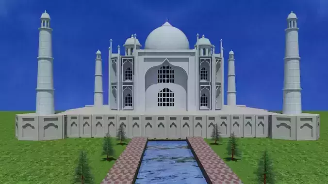 taj mahal Free 3D model