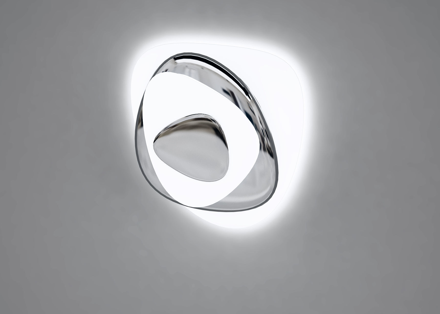 Air 45 Leucos 3d wall lamp 3D model_1