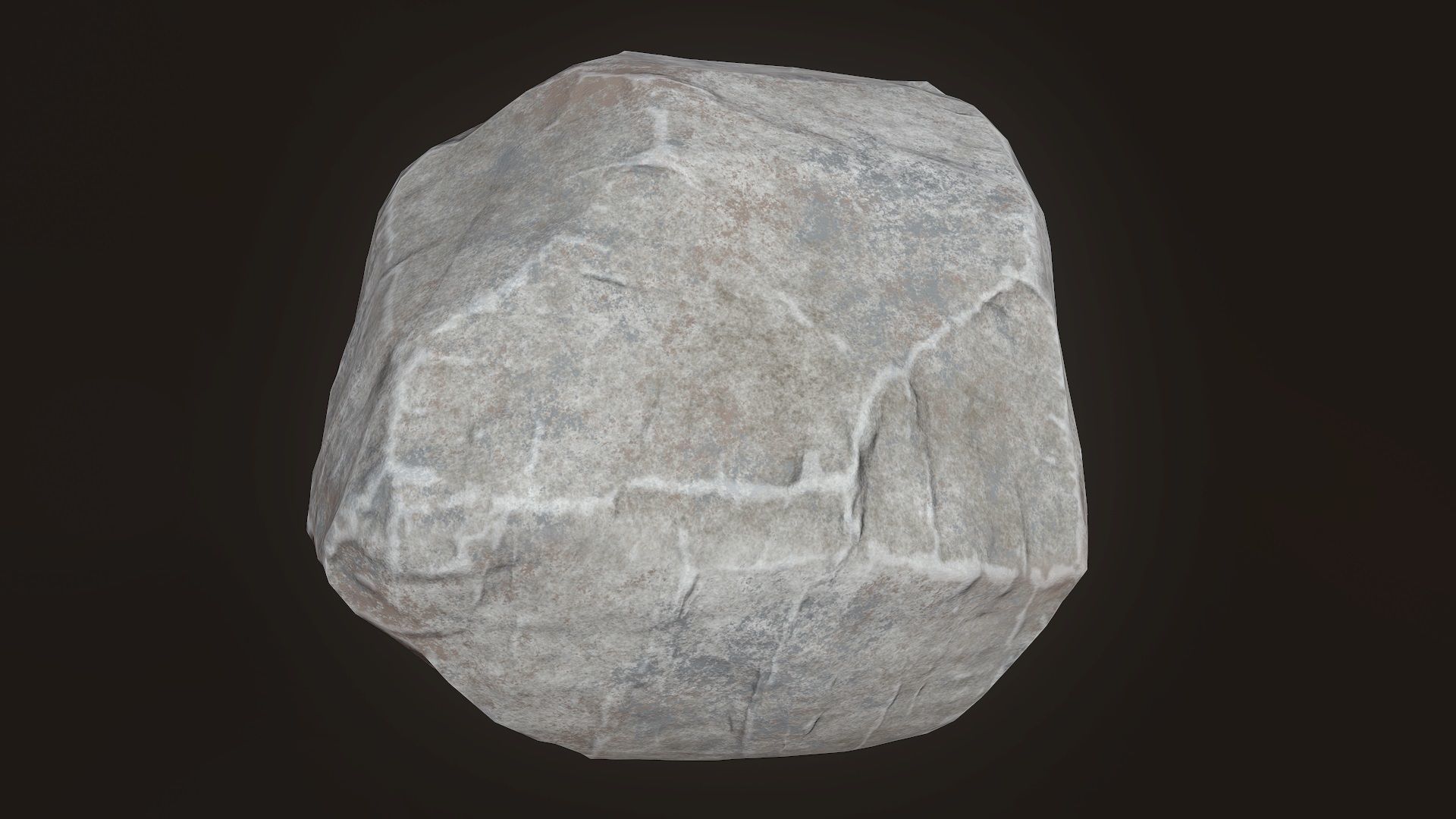 Stone R2 V1 Low-poly 3D model_10