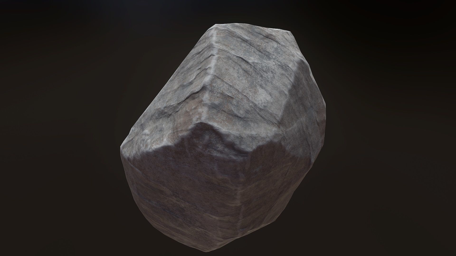Stone R2 V1 Low-poly 3D model_19