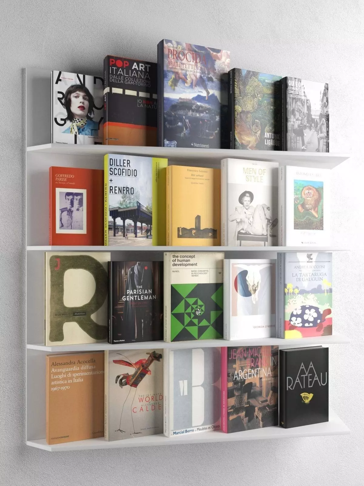 Books Set 11 3D model_0