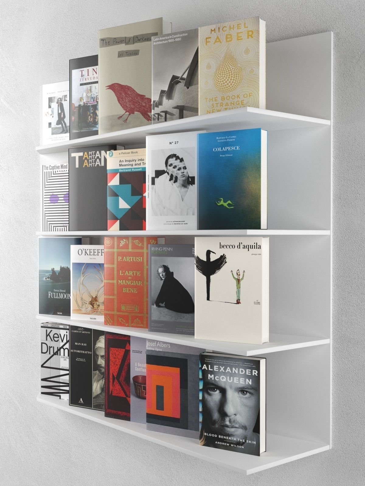 Books Set 12 3D model_2