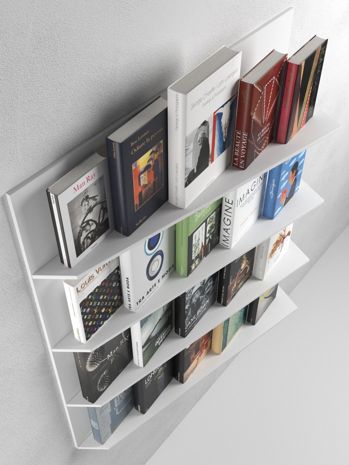 Books Set 13 3D model_1