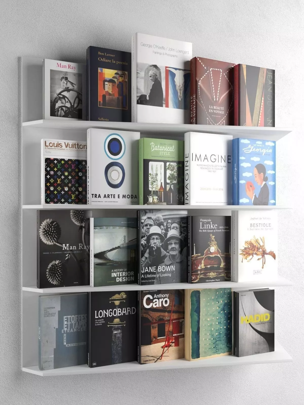 Books Set 13 3D model_0