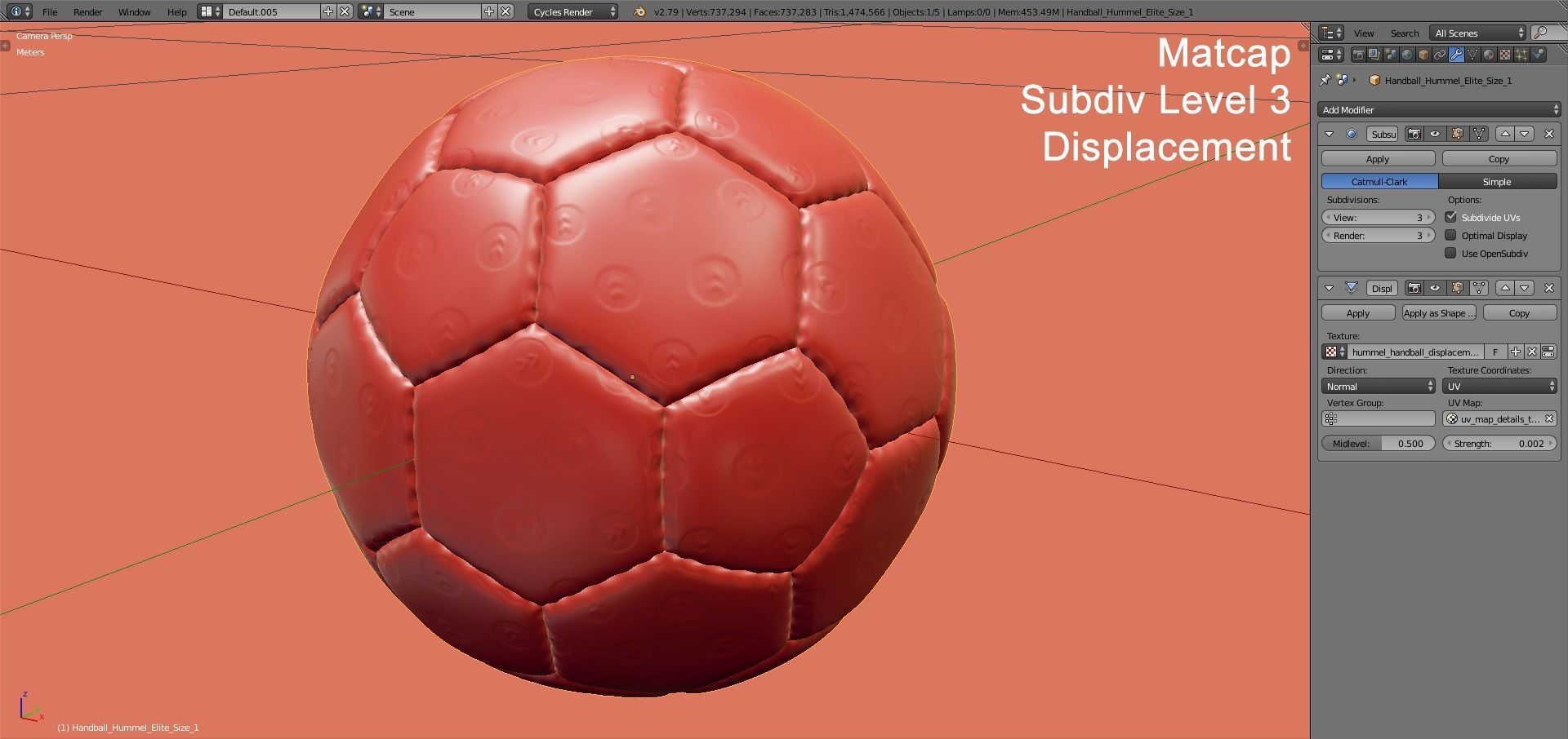 Hummel Handball 3D model_18