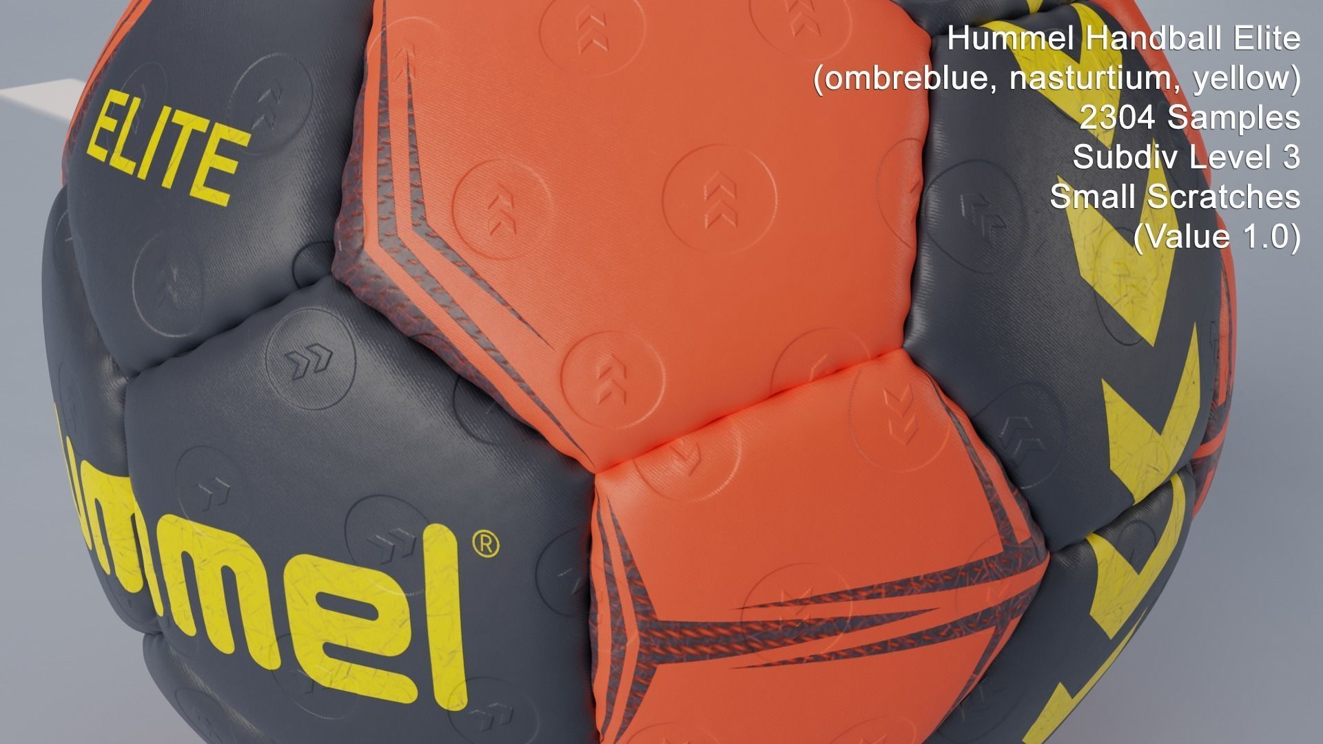 Hummel Handball 3D model_9