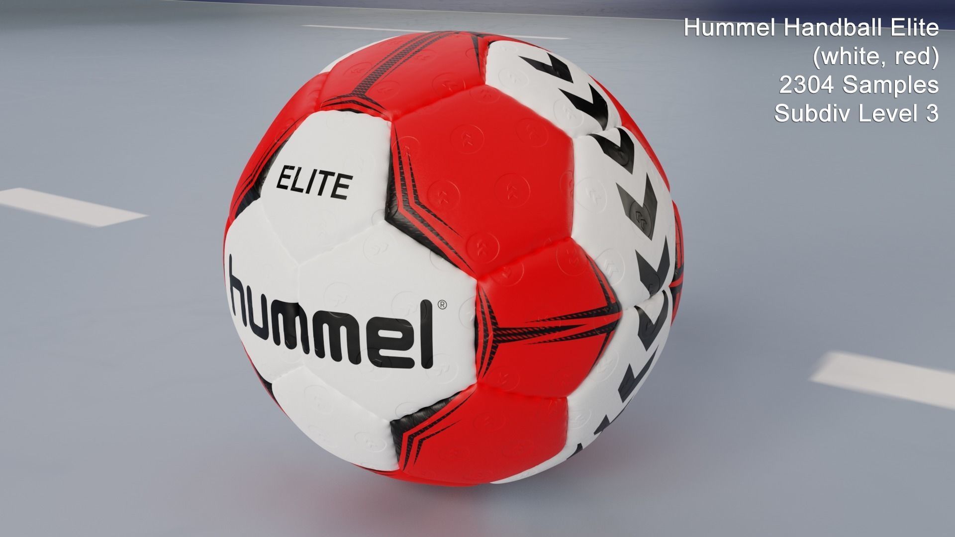 Hummel Handball 3D model_11