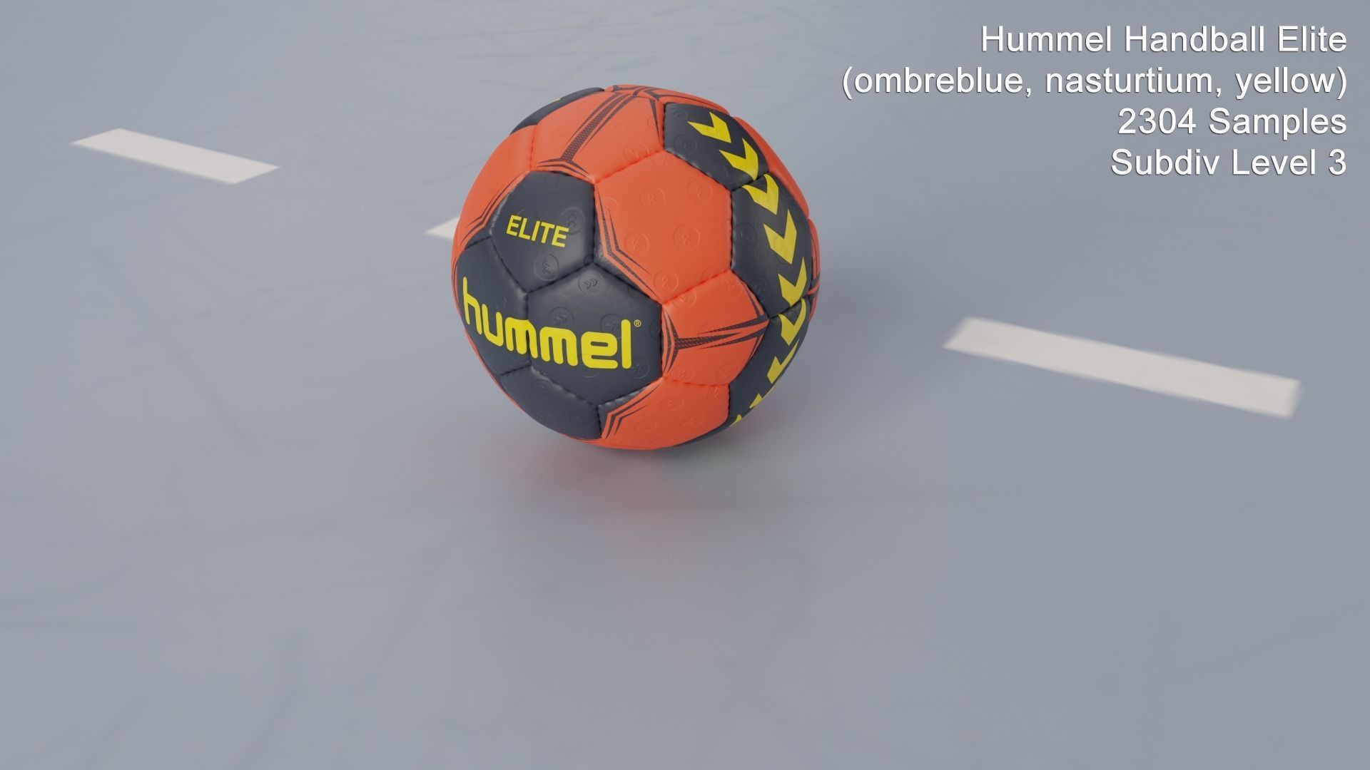 Hummel Handball 3D model_5