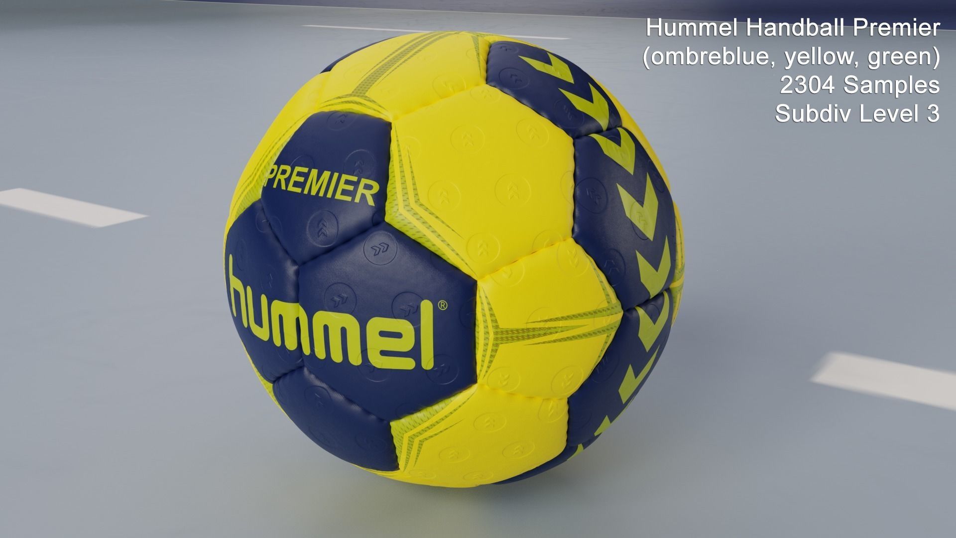 Hummel Handball 3D model_16