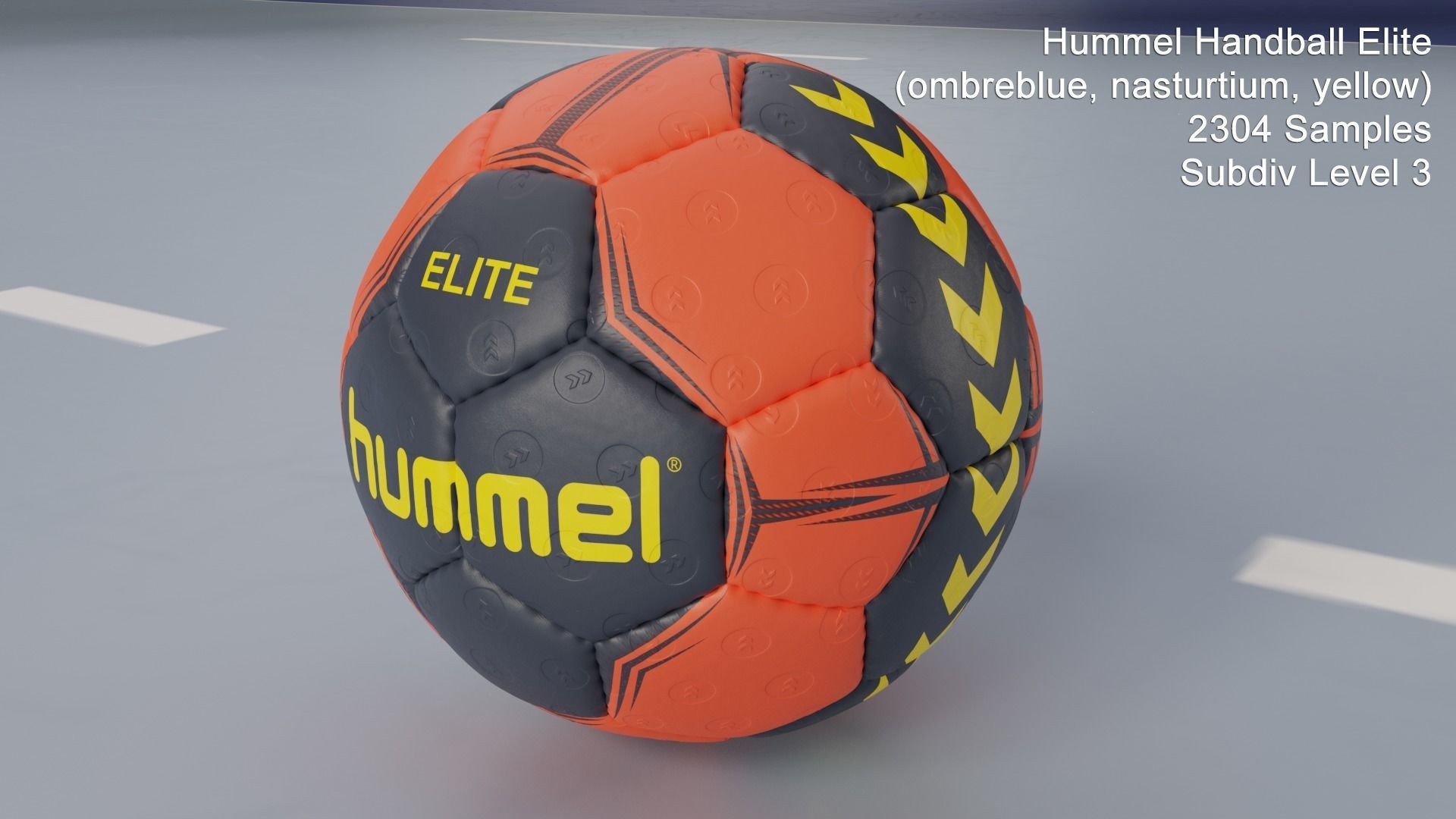 Hummel Handball 3D model_1