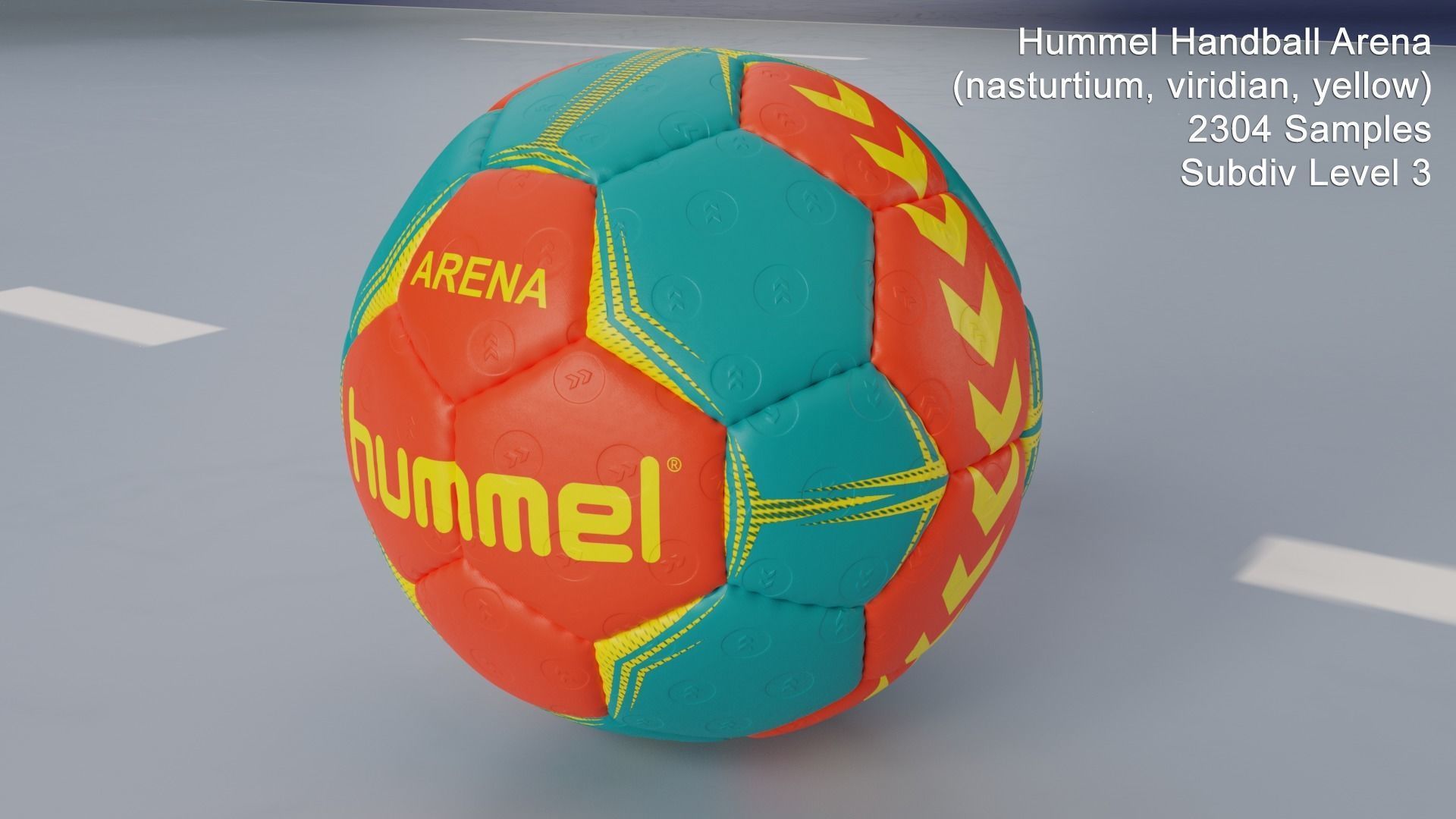 Hummel Handball 3D model_14