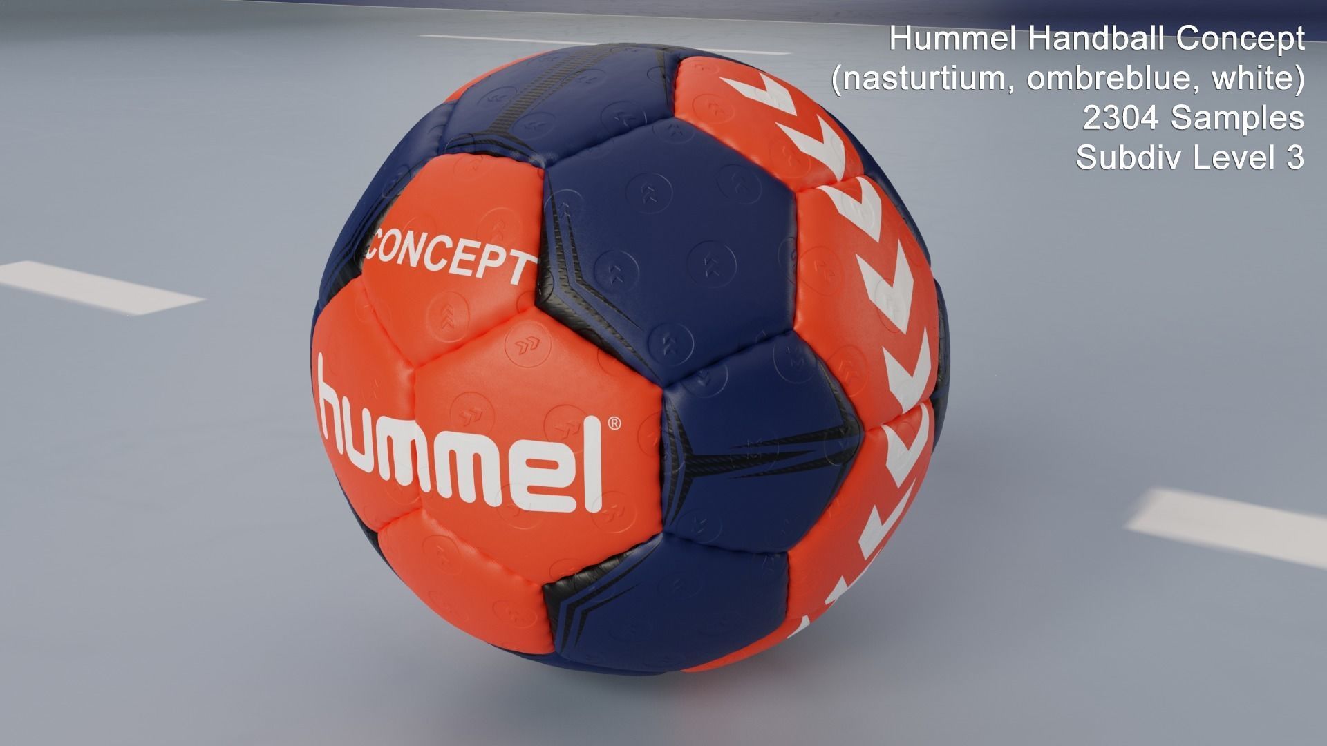 Hummel Handball 3D model_15