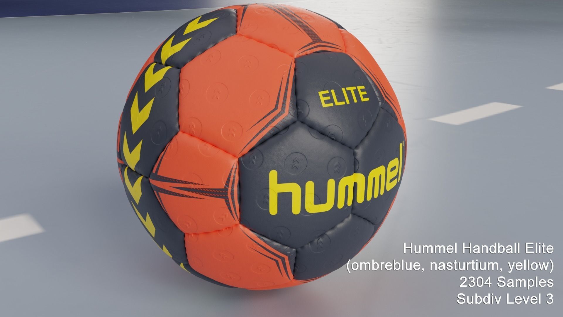 Hummel Handball 3D model_7