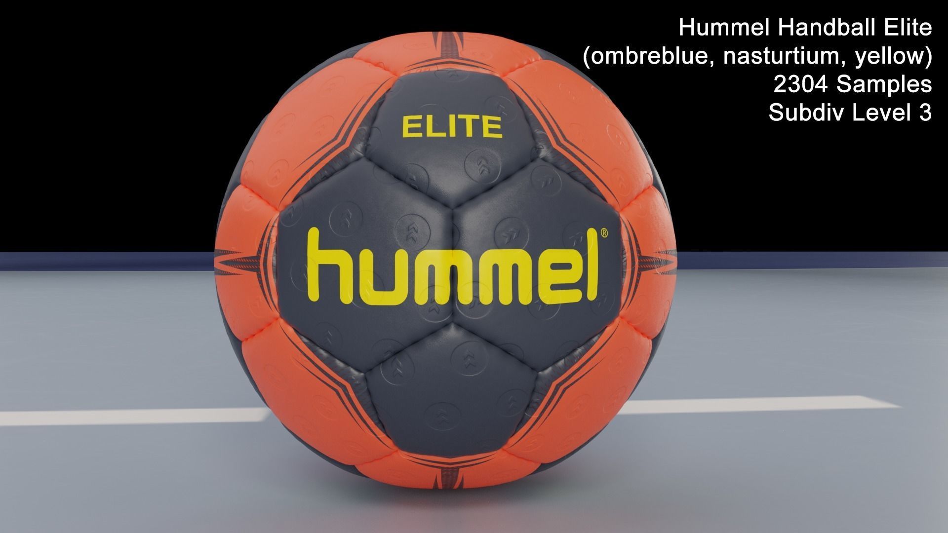Hummel Handball 3D model_2