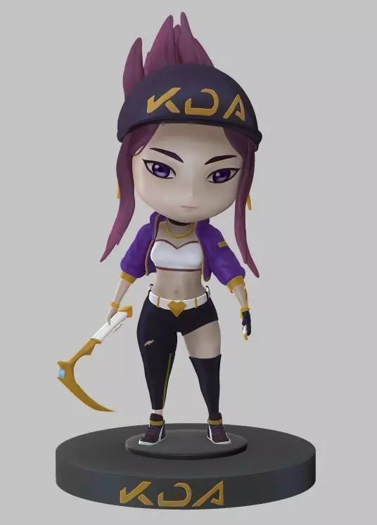 KDA Akali Free 3D print model