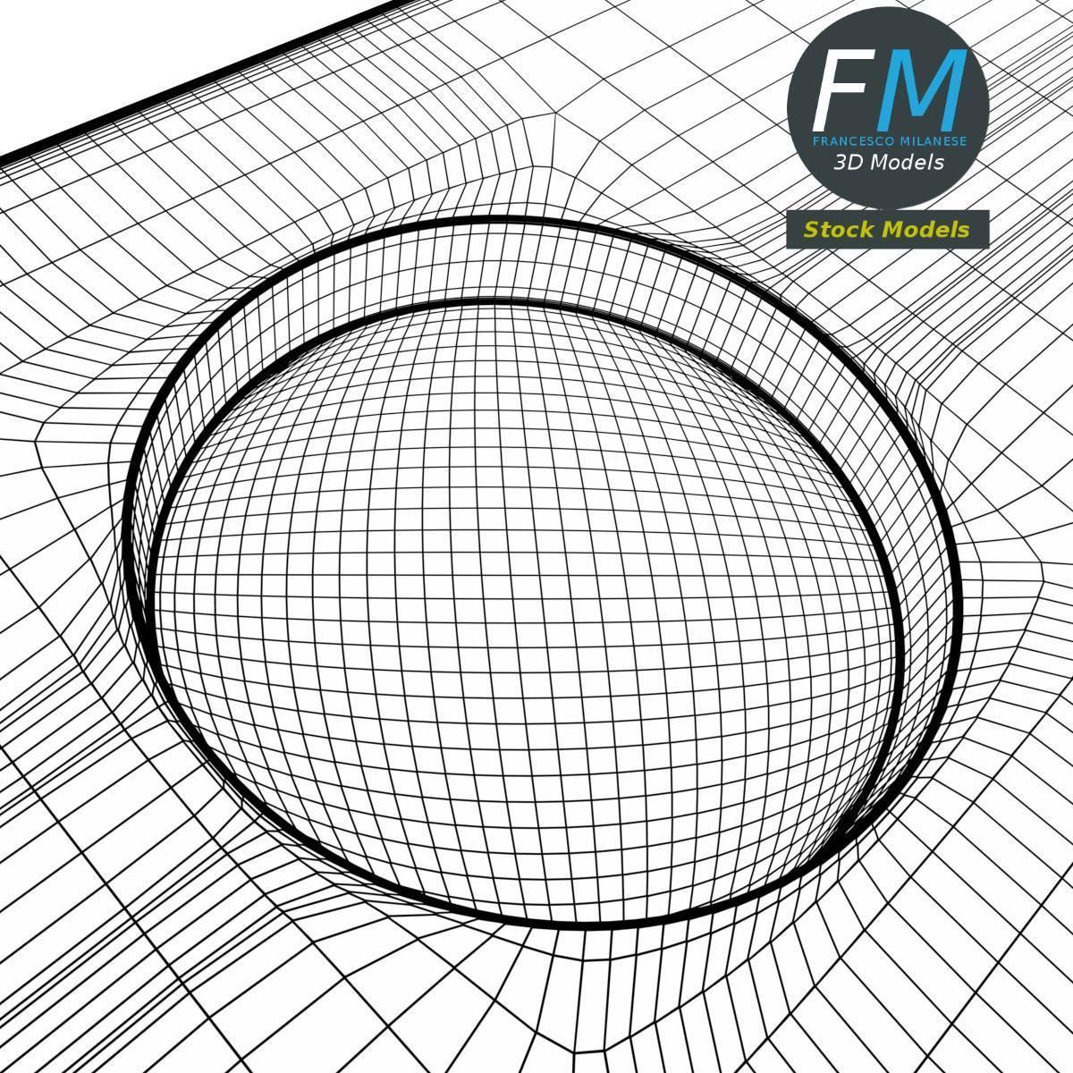EPROM chip 3D model_8