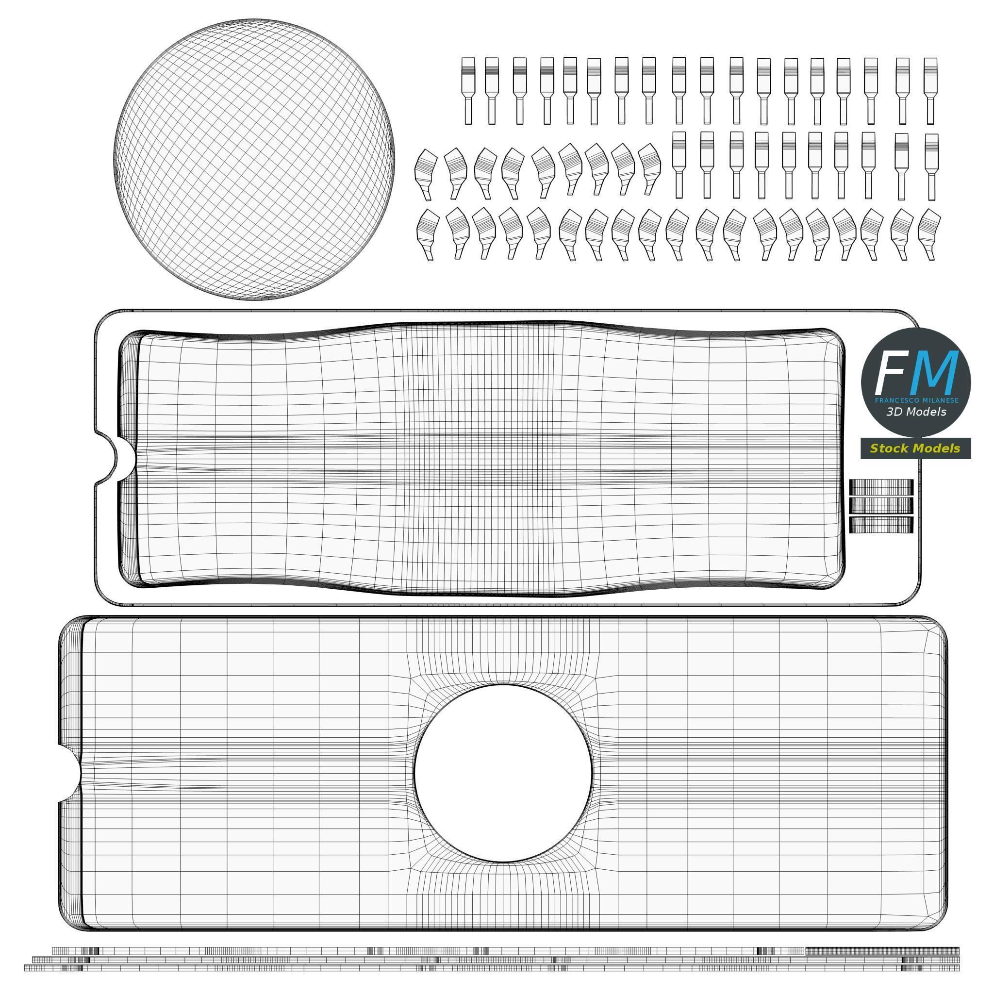 EPROM chip 3D model_11