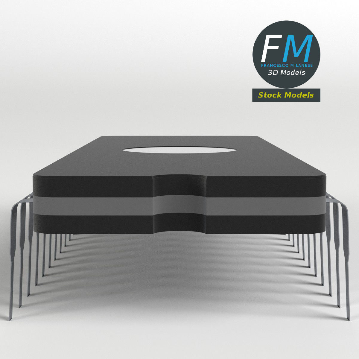 EPROM chip 3D model_3