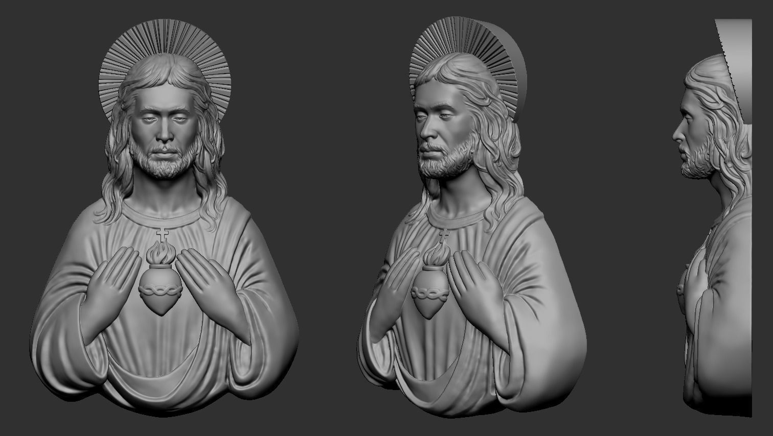 Jesus for 3D print 3D print model_0