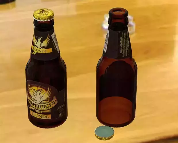 Beer bottle Grimbergen 25cl