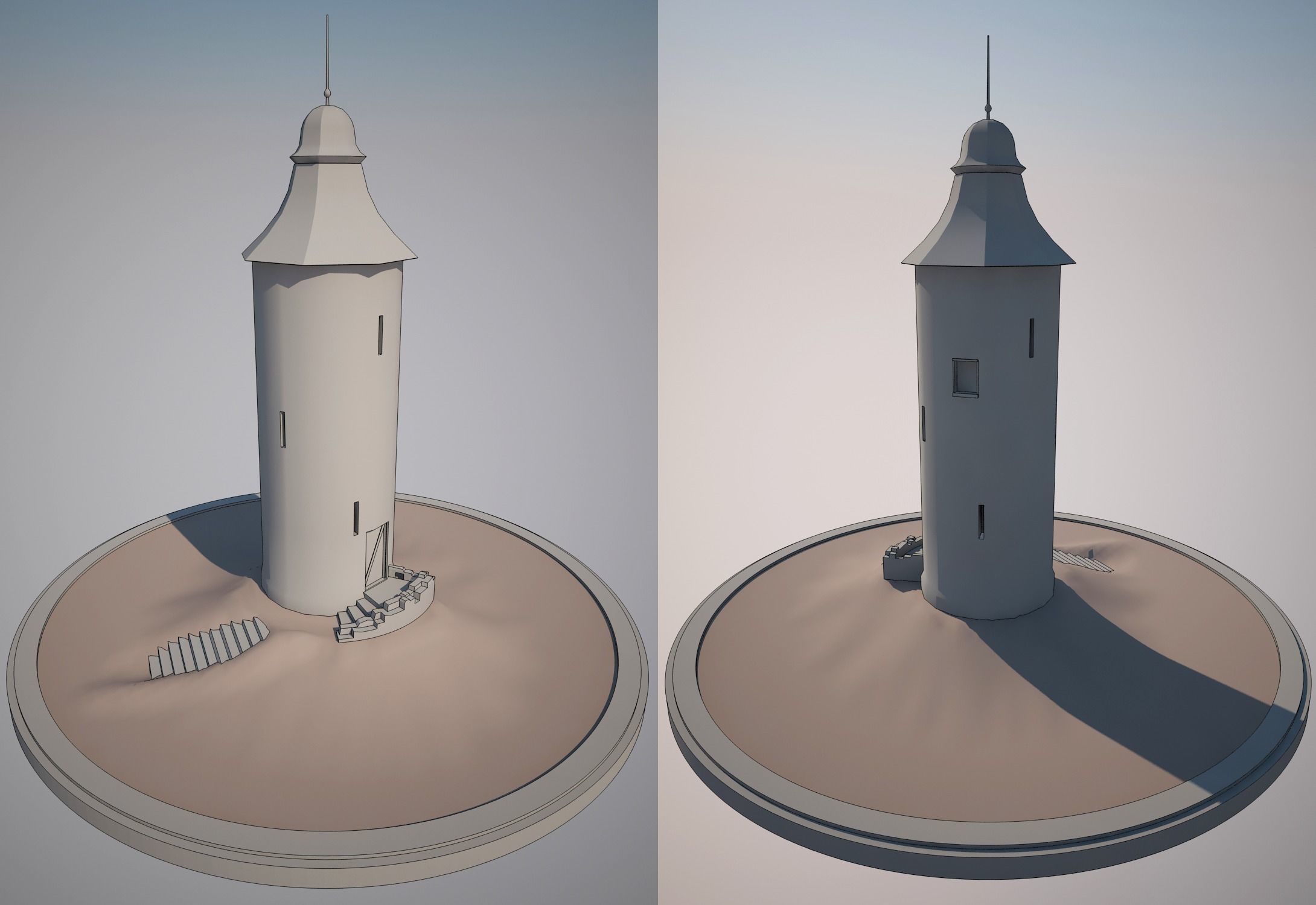 Guard Towers 3D Model Collection_15