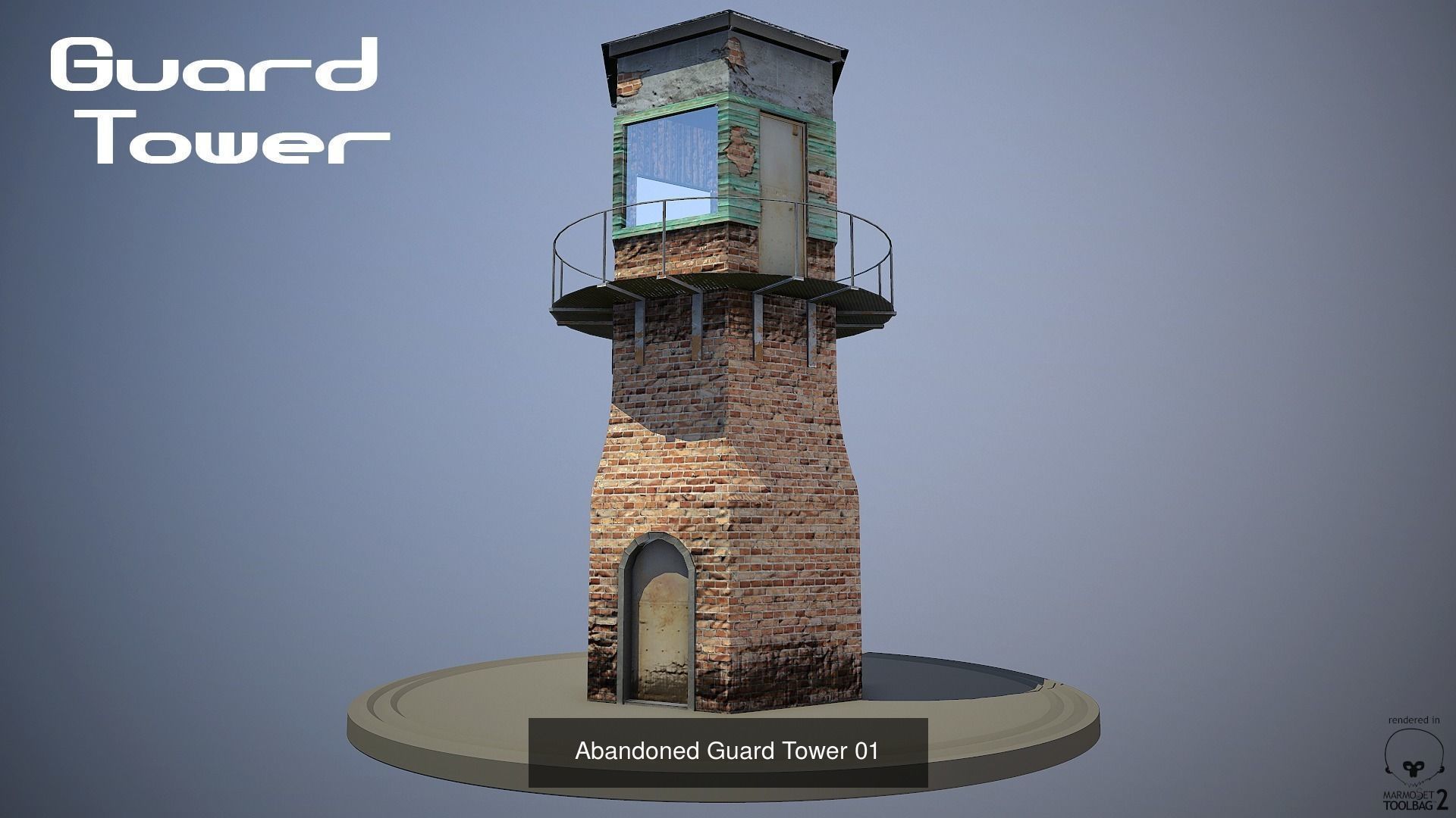 Guard Towers 3D Model Collection_3